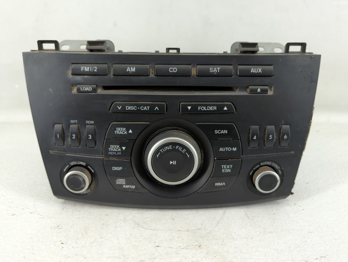 2011-2011 Mazda 3 Am Fm Cd Player Radio Receiver 554597 - Oemusedautoparts1.com