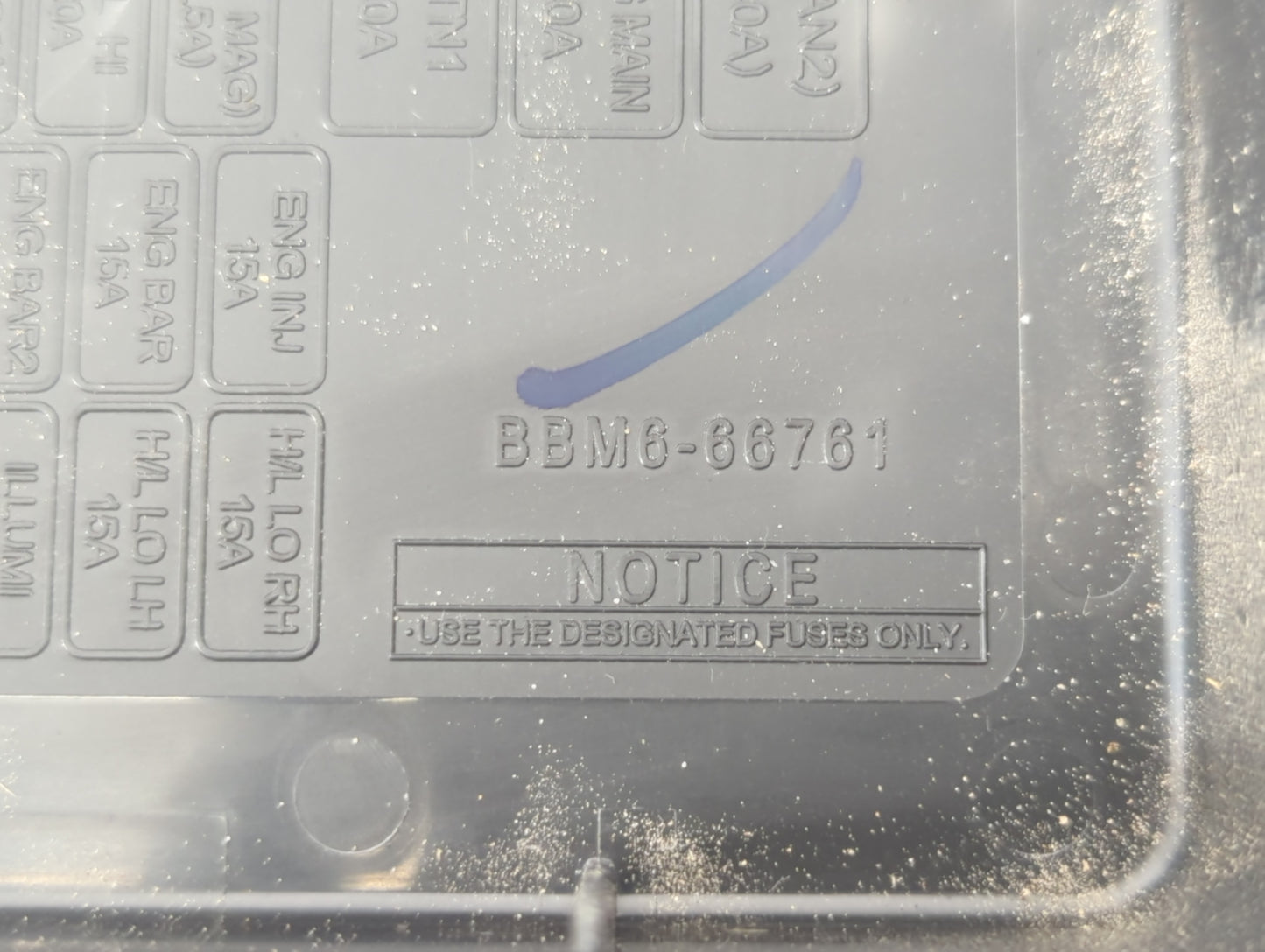 2011-2012 Mazda 3 Chassis Control Module Ccm Bcm Body Control Bbm6-66761 - Oemusedautoparts1.com