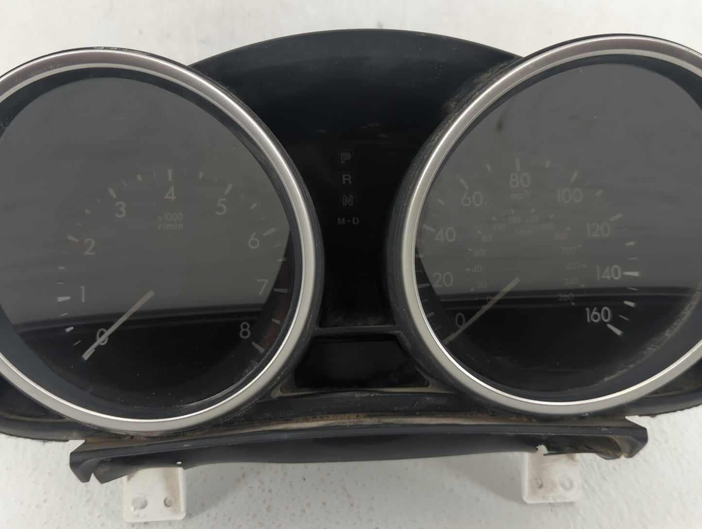 2011 Mazda 3 Instrument Cluster Speedometer Gauges P/N:BBM6 55 430 Fits OEM Used Auto Parts - Oemusedautoparts1.com