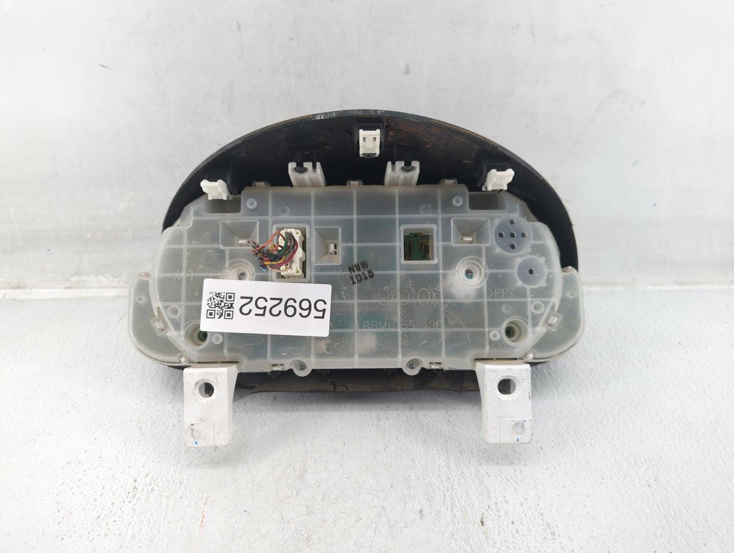 2011 Mazda 3 Instrument Cluster Speedometer Gauges P/N:BBM6 55 430 Fits OEM Used Auto Parts - Oemusedautoparts1.com