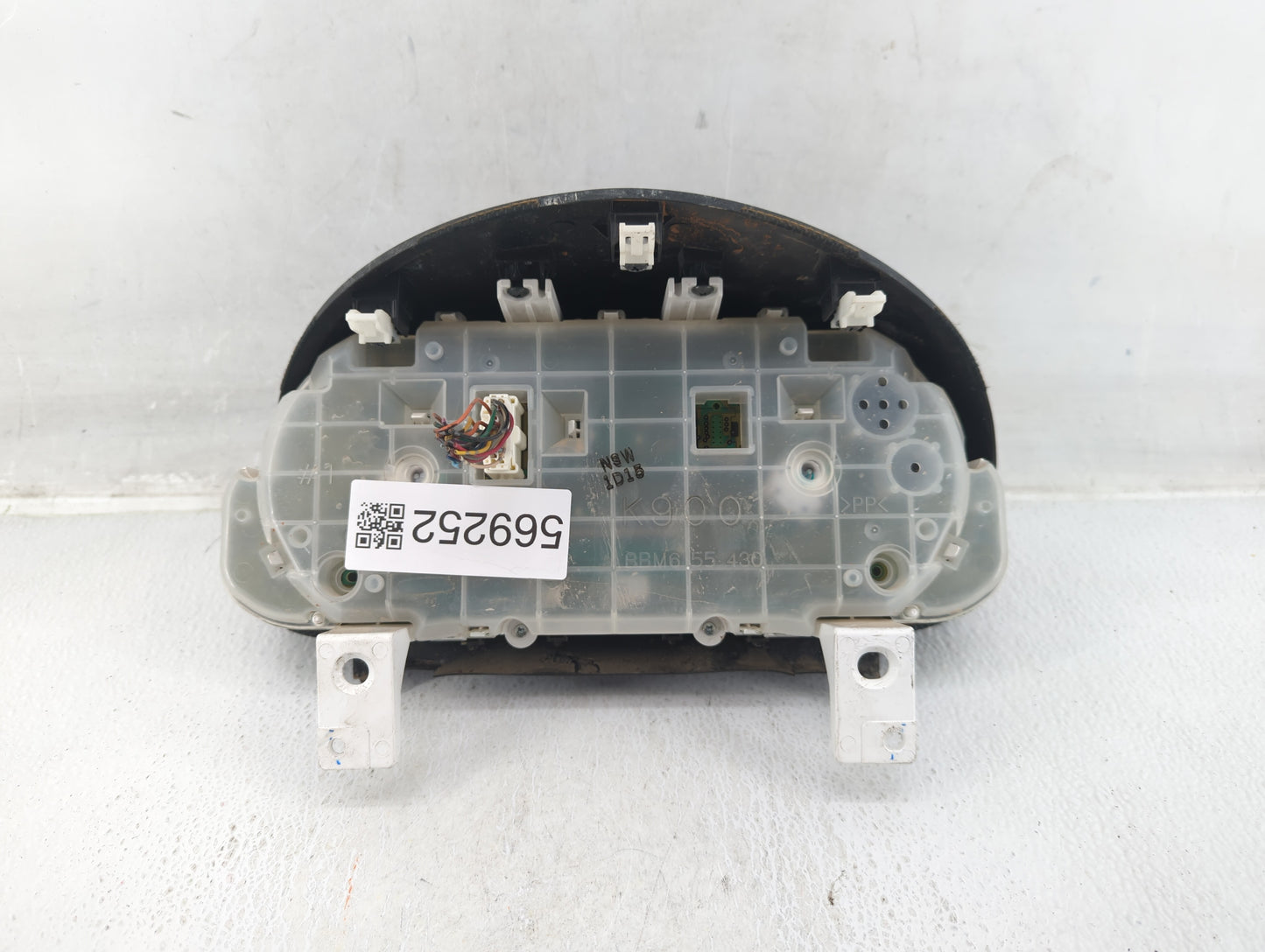 2011 Mazda 3 Instrument Cluster Speedometer Gauges P/N:BBM6 55 430 Fits OEM Used Auto Parts - Oemusedautoparts1.com