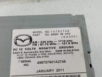 2011-2011 Mazda 3 Am Fm Cd Player Radio Receiver - Oemusedautoparts1.com