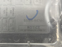 2011 Mazda 3 Fusebox Fuse Box Panel Relay Module P/N:BBM6-66761 Fits OEM Used Auto Parts - Oemusedautoparts1.com