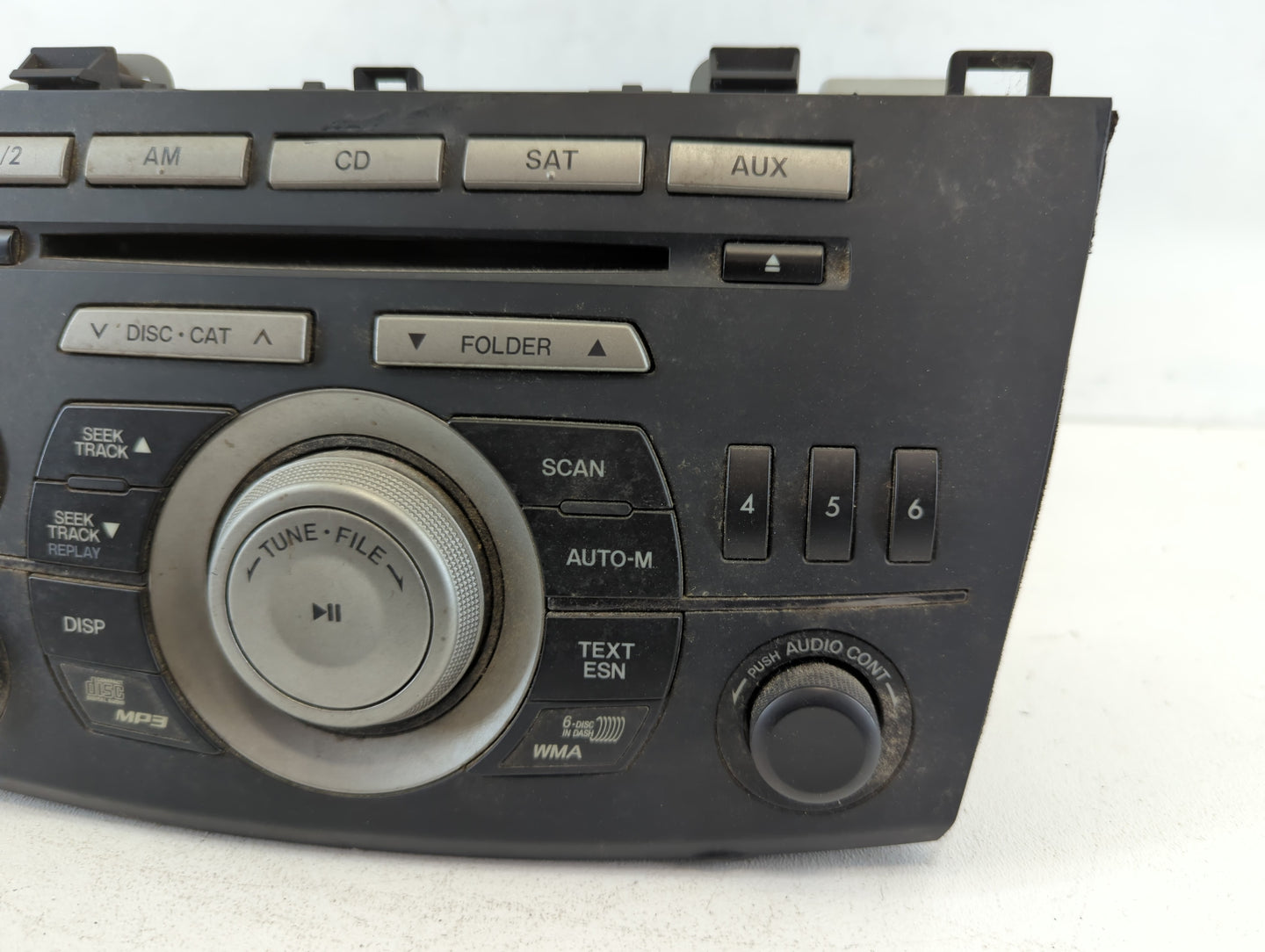 2011-2011 Mazda 3 Am Fm Cd Player Radio Receiver - Oemusedautoparts1.com