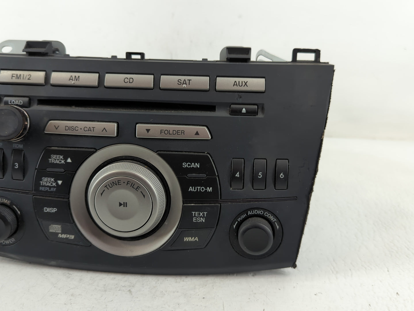 2011 Mazda 3 Radio AM FM Cd Player Receiver Replacement P/N:14792746 Fits OEM Used Auto Parts - Oemusedautoparts1.com