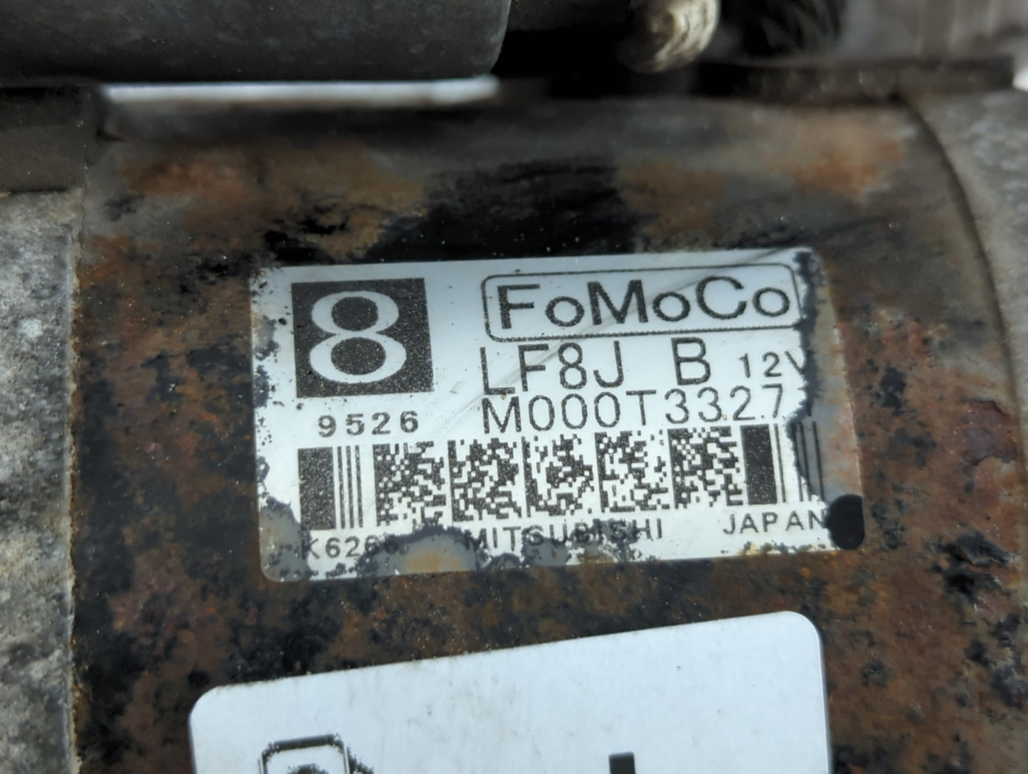 2010-2013 Mazda 3 Car Starter Motor Solenoid OEM P/N:M000T33271 Fits Fits 2010 2011 2012 2013 OEM Used Auto Parts - Oemuseda