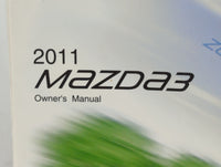 2011 Mazda 3 Owners Manual Book Guide P/N:9999-95-038C-11 OEM Used Auto Parts - Oemusedautoparts1.com