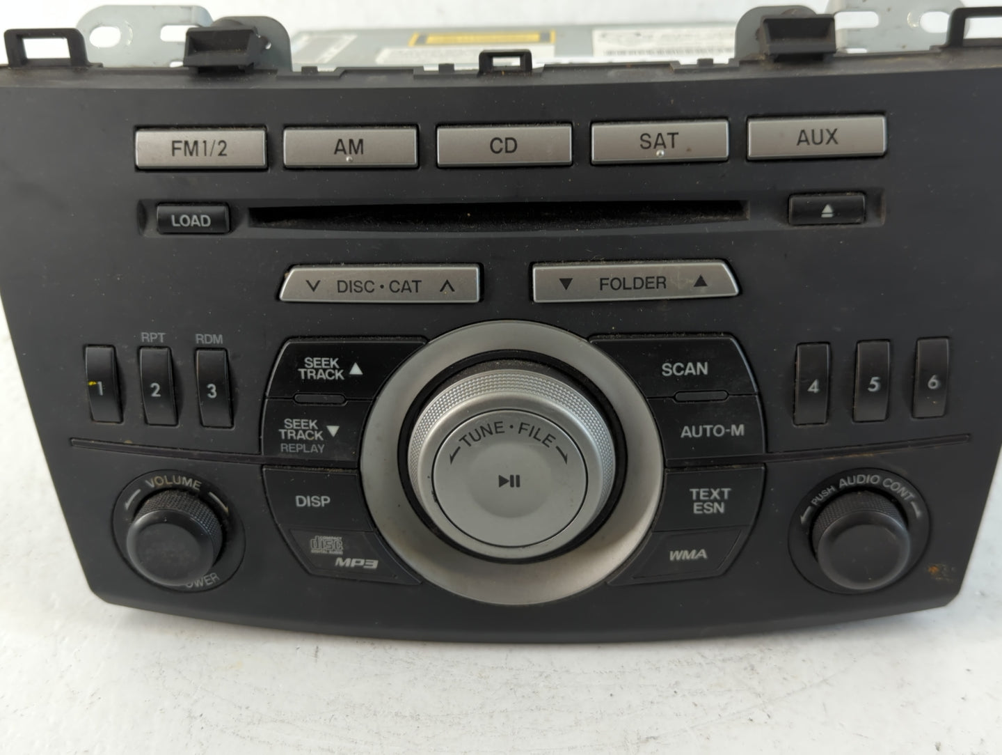 2011-2011 Mazda 3 Am Fm Cd Player Radio Receiver - Oemusedautoparts1.com