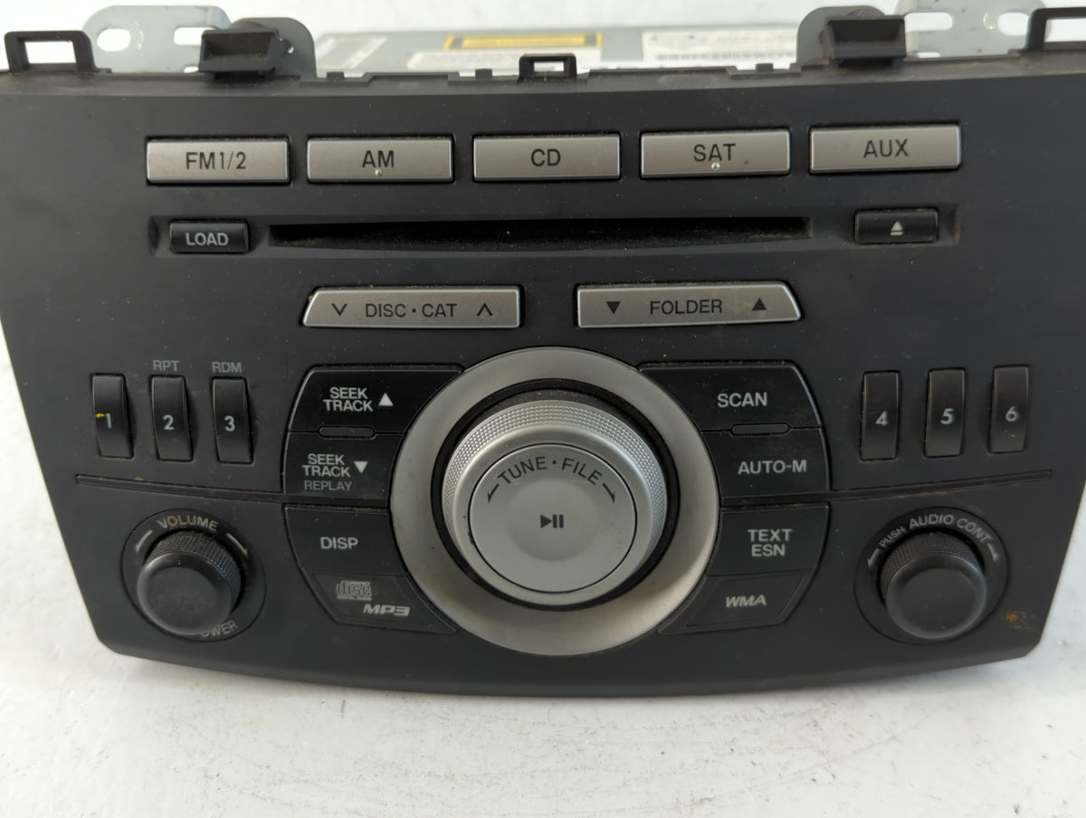 2011-2011 Mazda 3 Am Fm Cd Player Radio Receiver 751411 - Oemusedautoparts1.com