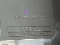 2011 Mazda 3 Fusebox Fuse Box Panel Relay Module P/N:BBM6-66761 Fits OEM Used Auto Parts - Oemusedautoparts1.com
