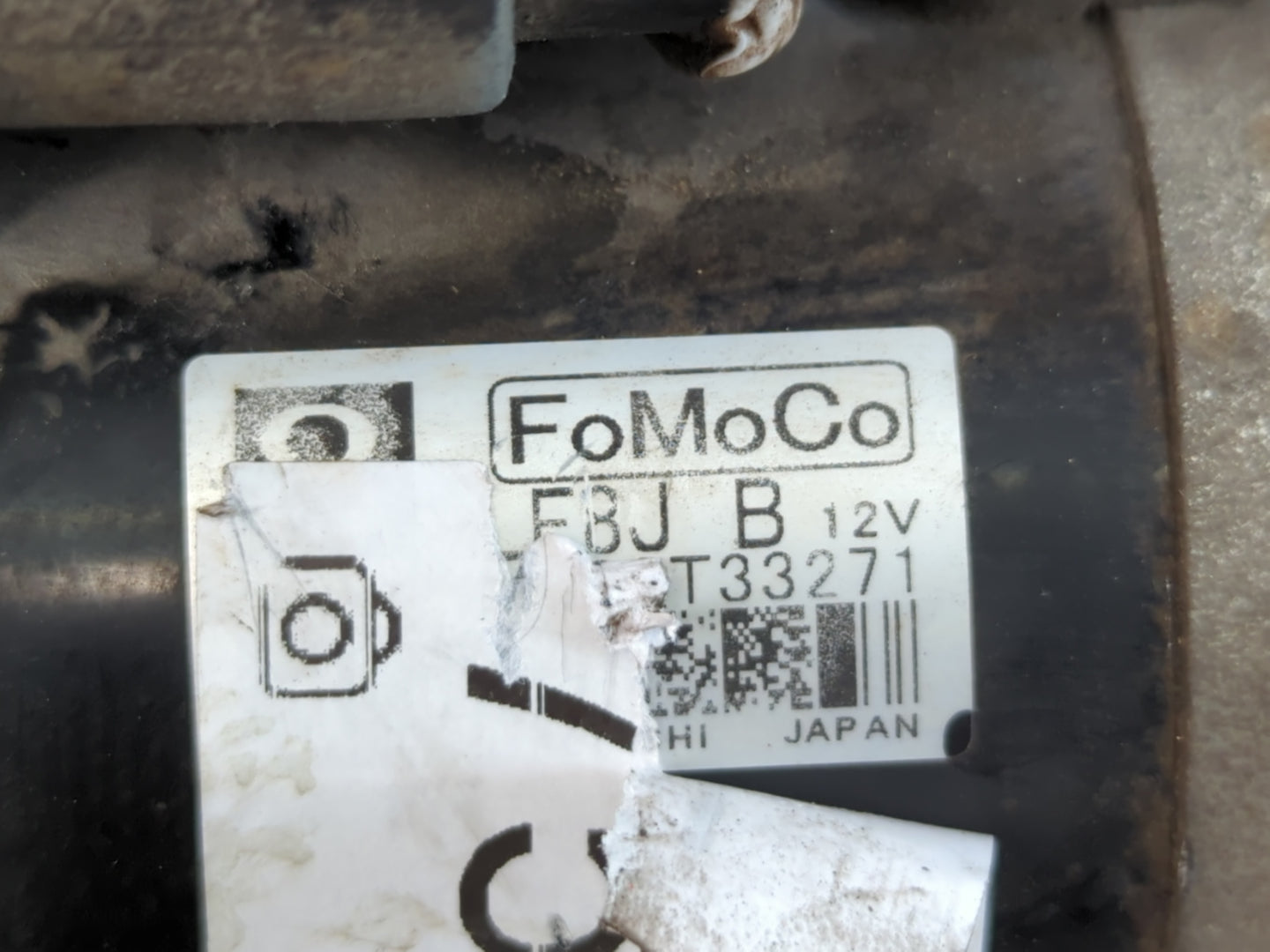 2010-2013 Mazda 3 Car Starter Motor Solenoid OEM P/N:--T33271 FBJ B Fits Fits 2010 2011 2012 2013 OEM Used Auto Parts - Oemu