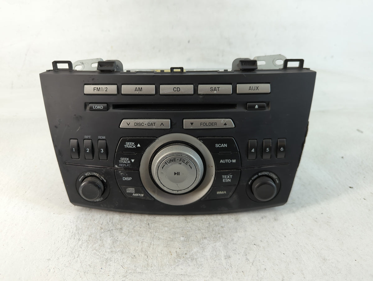 2011 Mazda 3 Radio AM FM Cd Player Receiver Replacement P/N:BBM2 66 AR0A 14799946 OEM Used Auto Parts - Oemusedautoparts1.co