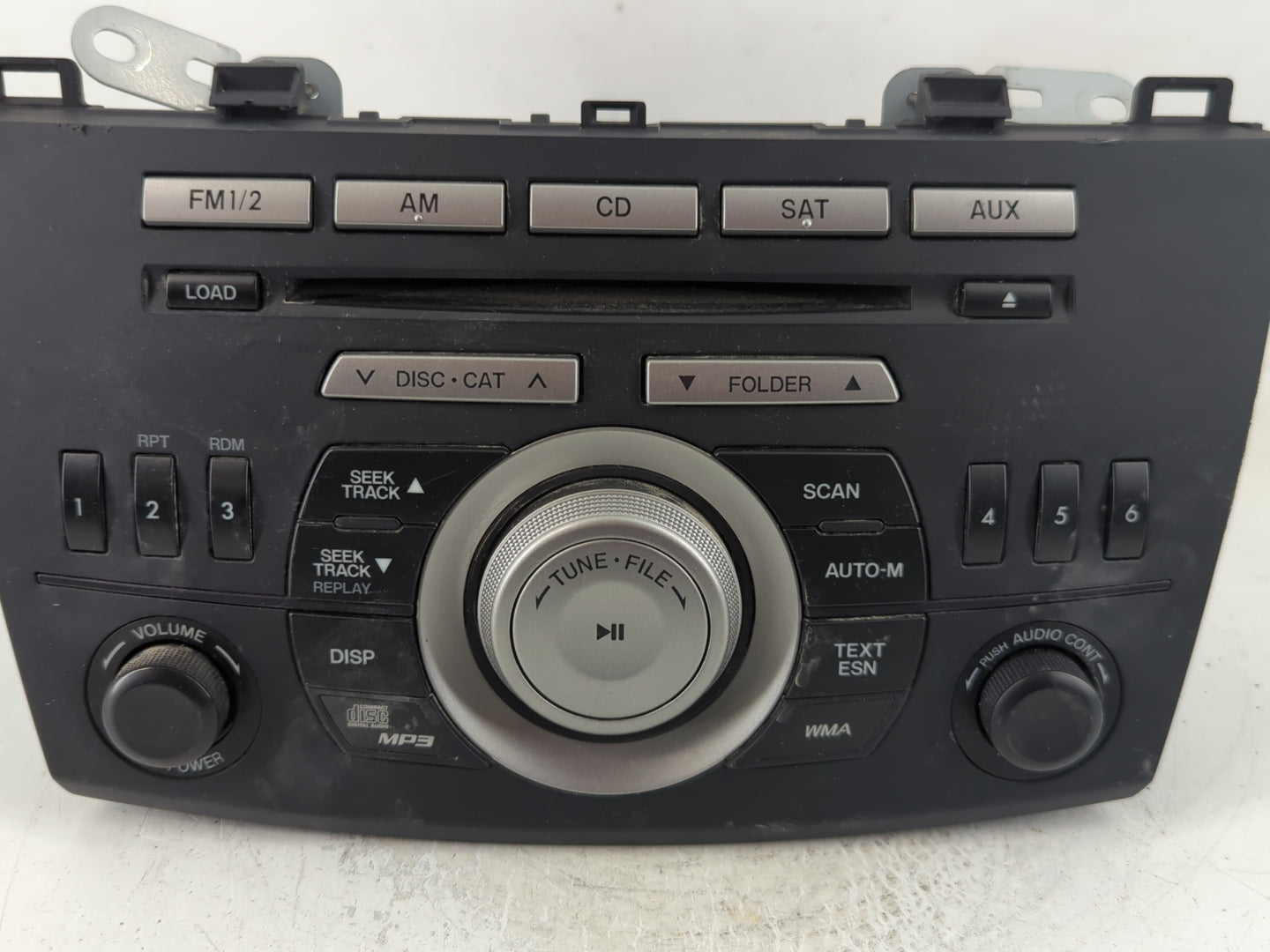 2011 Mazda 3 Radio AM FM Cd Player Receiver Replacement P/N:14792948 BBM5 66 AR0 Fits OEM Used Auto Parts - Oemusedautoparts