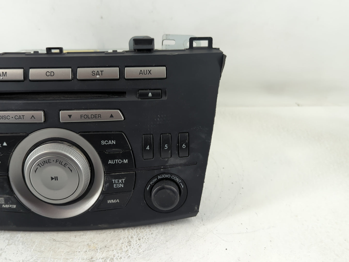 2011 Mazda 3 Radio AM FM Cd Player Receiver Replacement P/N:14792948 BBM5 66 AR0 Fits OEM Used Auto Parts - Oemusedautoparts