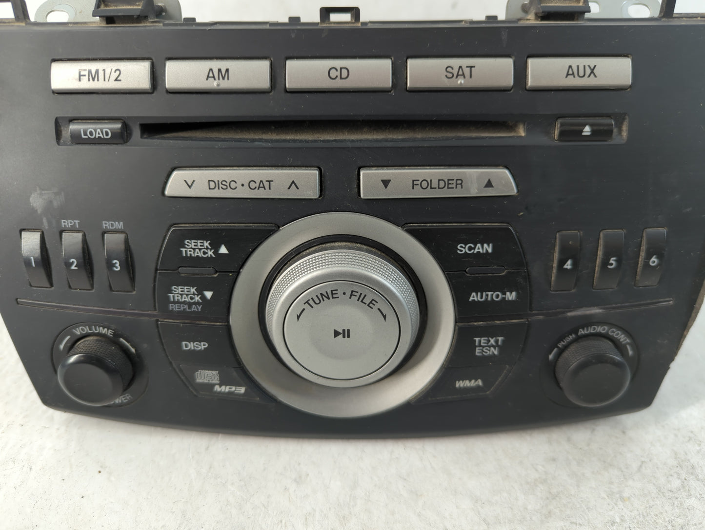 2011 Mazda 3 Radio AM FM Cd Player Receiver Replacement P/N:BBM5 66 AR0 14792746 Fits OEM Used Auto Parts - Oemusedautoparts