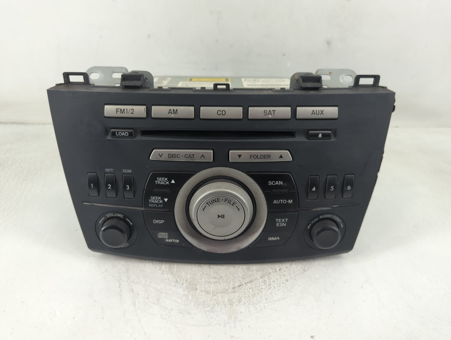 2011 Mazda 3 Radio AM FM Cd Player Receiver Replacement P/N:BBM5 66 AR0 14792746 Fits OEM Used Auto Parts - Oemusedautoparts