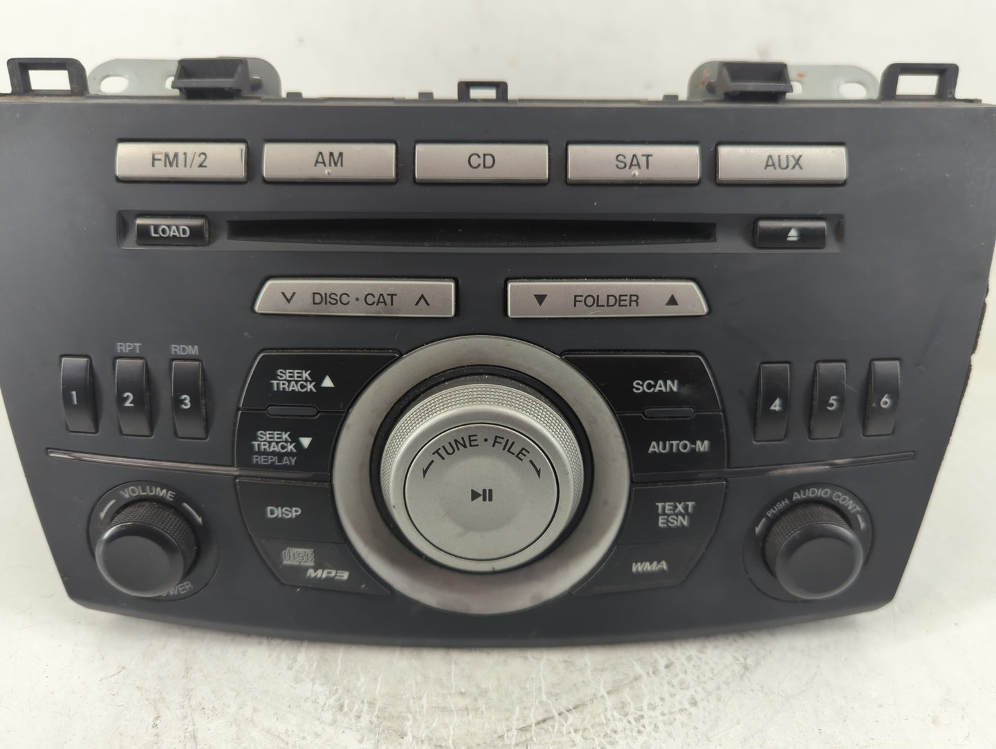 2011 Mazda 3 Radio AM FM Cd Player Receiver Replacement P/N:BBM5 66 AR0 14792746 Fits OEM Used Auto Parts - Oemusedautoparts