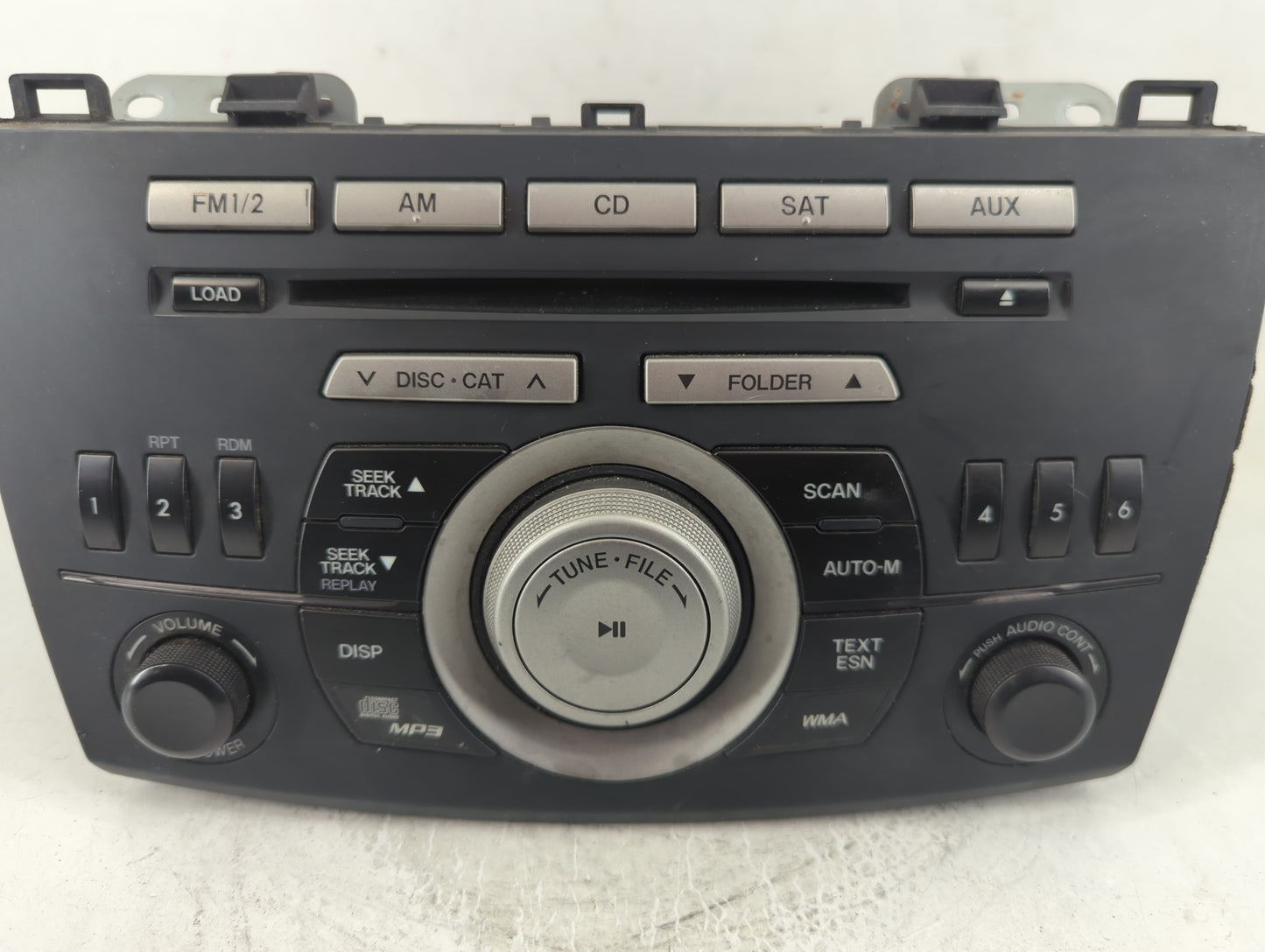 2011 Mazda 3 Radio AM FM Cd Player Receiver Replacement P/N:BBM5 66 AR0 14792746 Fits OEM Used Auto Parts - Oemusedautoparts