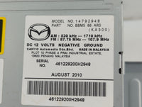 2011 Mazda 3 Radio AM FM Cd Player Receiver Replacement P/N:BBM5 66 AR0 14792746 Fits OEM Used Auto Parts - Oemusedautoparts