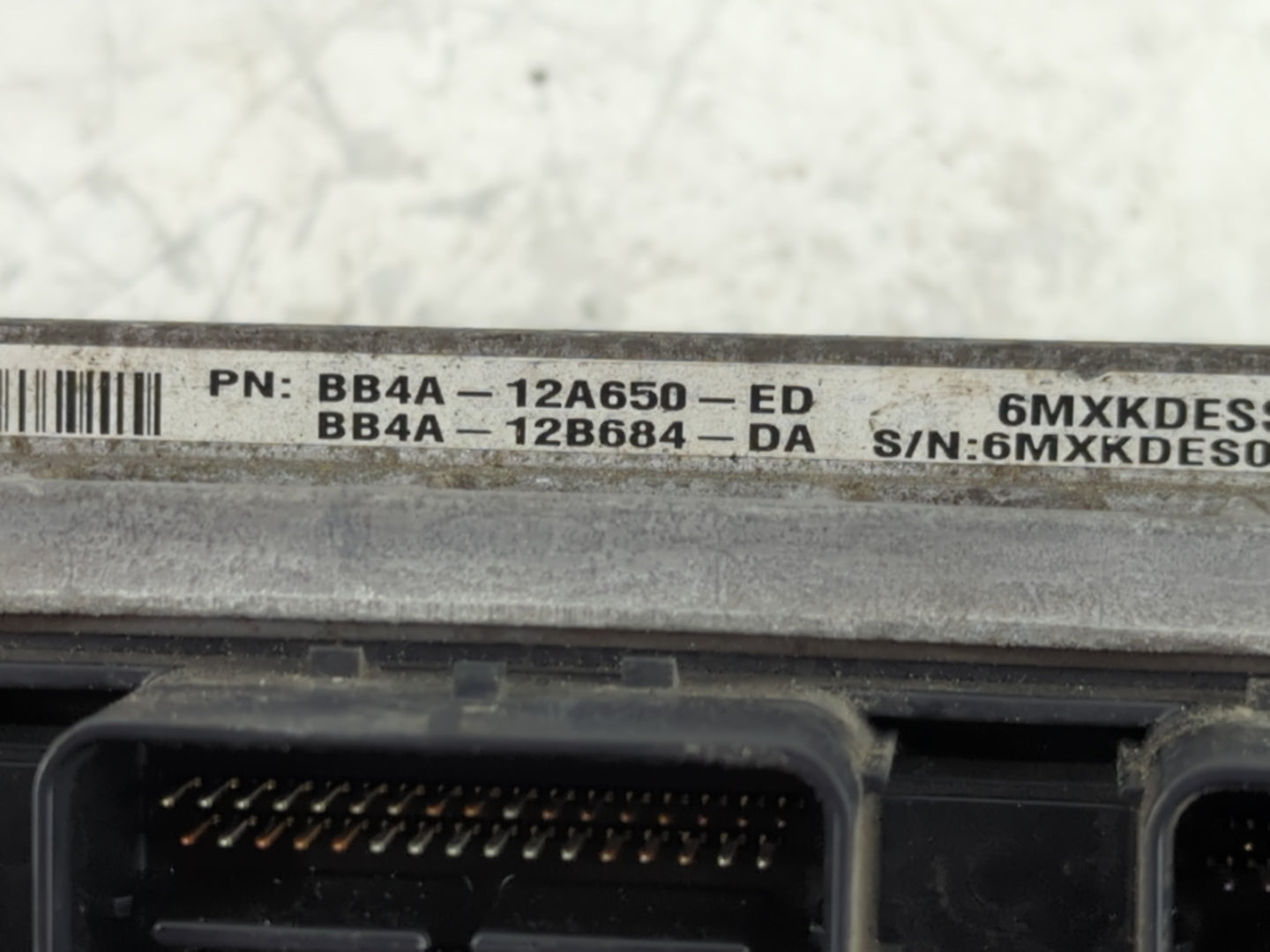 2011-2013 Mazda 6 PCM Engine Control Computer ECU ECM PCU OEM P/N:BB4A-12A650-ED Fits Fits 2011 2012 2013 OEM Used Auto Part