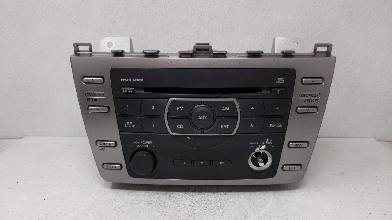 2011-2013 Mazda 6 Radio AM FM Cd Player Receiver Replacement P/N:GEG4 66 9RX Fits Fits 2011 2012 2013 OEM Used Auto Parts - 