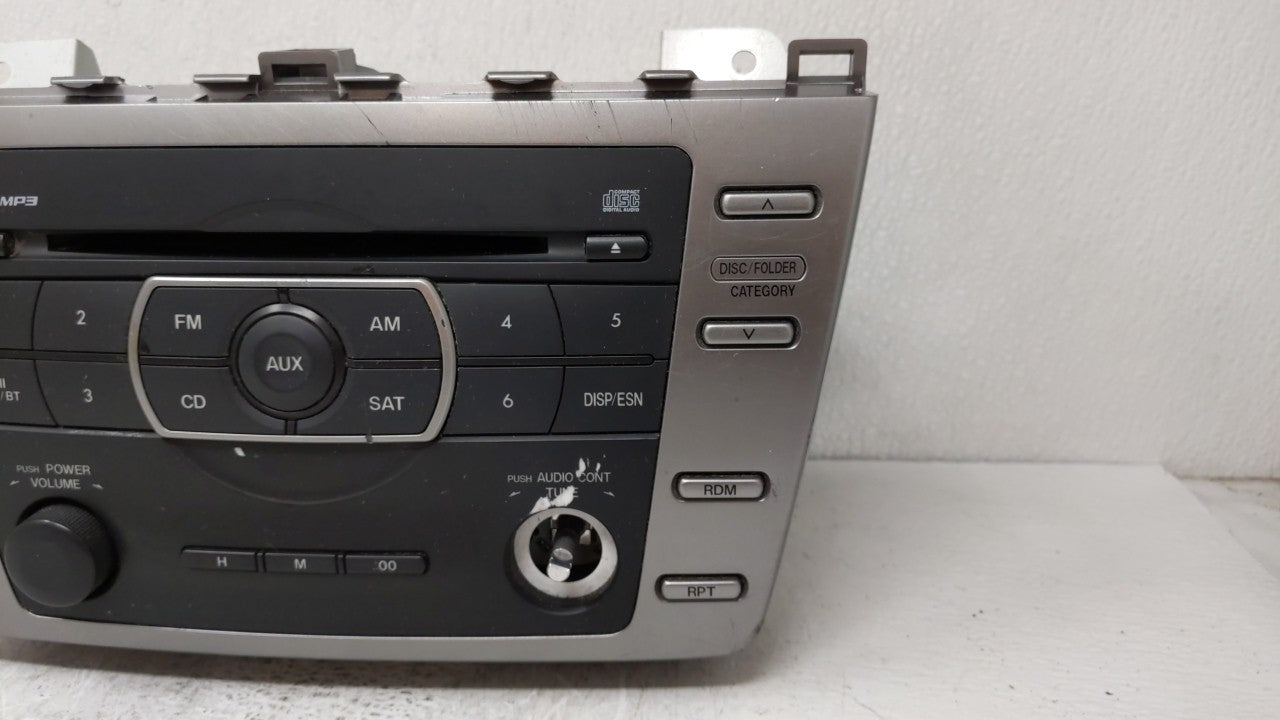 2011-2013 Mazda 6 Radio AM FM Cd Player Receiver Replacement P/N:GEG4 66 9RX Fits Fits 2011 2012 2013 OEM Used Auto Parts - 