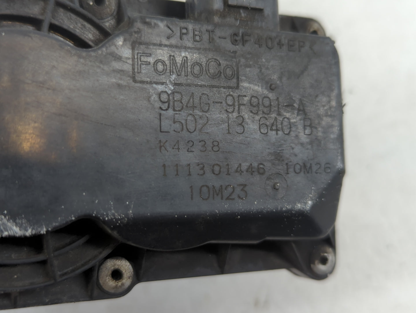 2009-2013 Mazda 6 Throttle Body P/N:9B4G-9F991-A Fits Fits 2009 2010 2011 2012 2013 2014 2015 2016 2017 OEM Used Auto Parts 