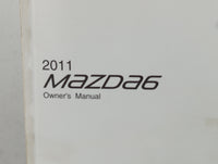 2011 Mazda 6 Owners Manual Book Guide P/N:9999-95-078C-11 OEM Used Auto Parts - Oemusedautoparts1.com