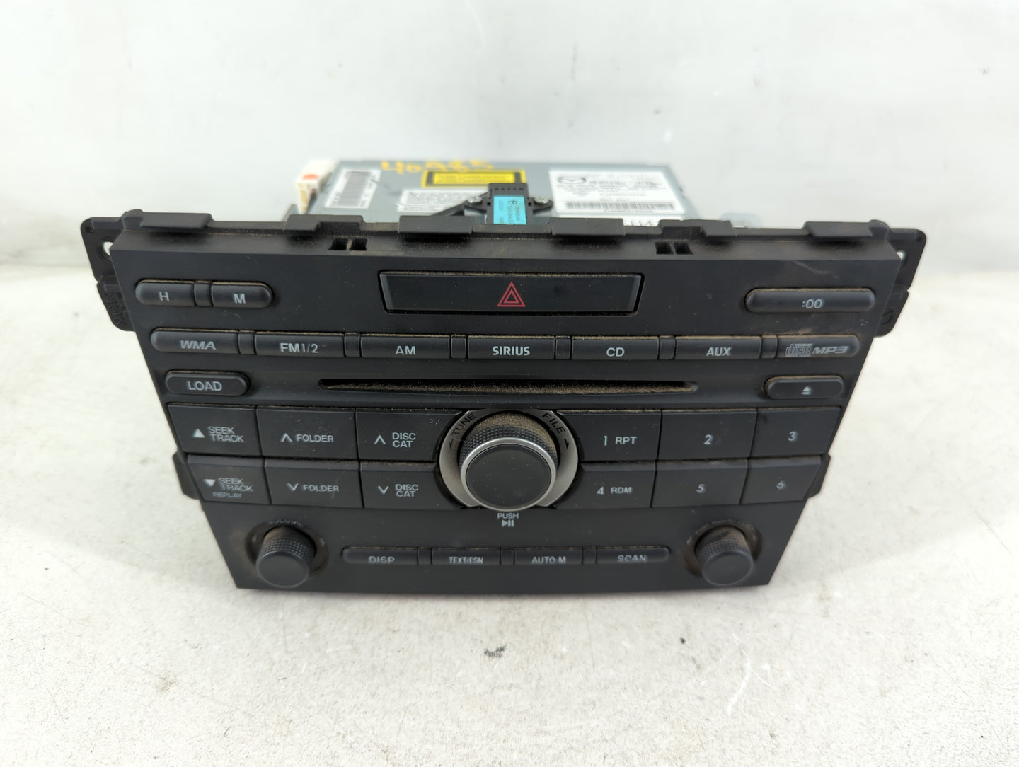 2011-2012 Mazda Cx-7 Radio AM FM Cd Player Receiver Replacement P/N:EH48 66 AR0 Fits Fits 2011 2012 OEM Used Auto Parts - Oe