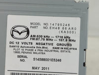 2011-2012 Mazda Cx-7 Radio AM FM Cd Player Receiver Replacement P/N:EH48 66 AR0 Fits Fits 2011 2012 OEM Used Auto Parts - Oe
