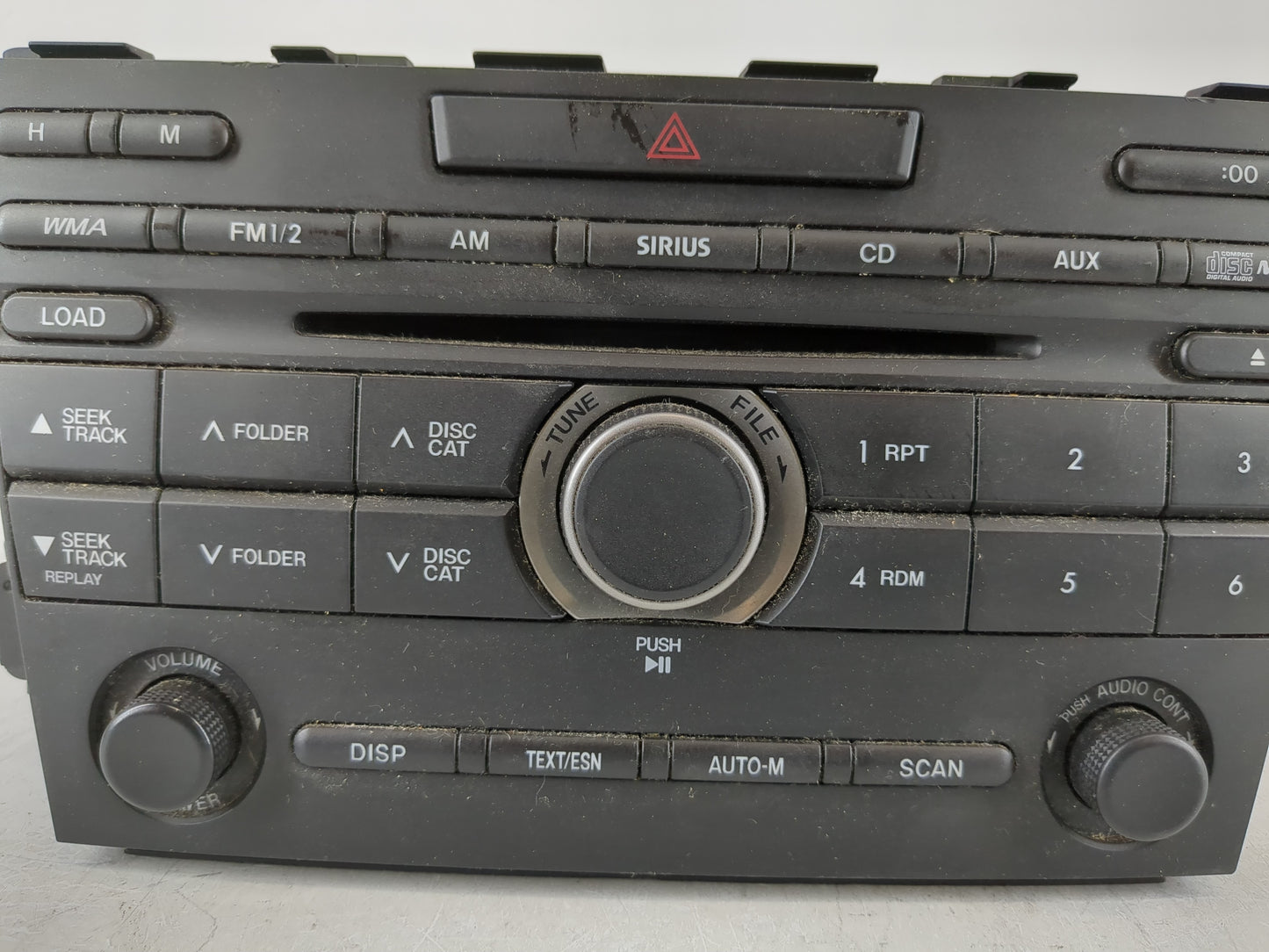 2010-2012 Mazda Cx-7 Radio AM FM Cd Player Receiver Replacement P/N:EH48 66 AR0 Fits Fits 2010 2011 2012 OEM Used Auto Parts