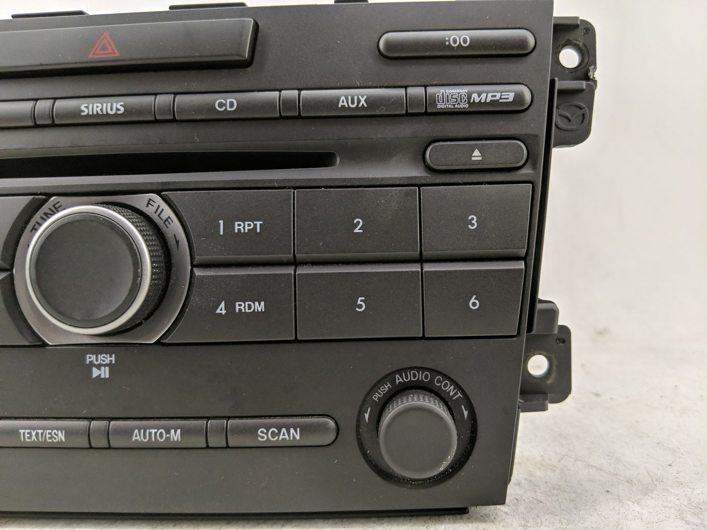 2011 Mazda Cx-7 Radio AM FM Cd Player Receiver Replacement P/N:14795246 Fits OEM Used Auto Parts - Oemusedautoparts1.com