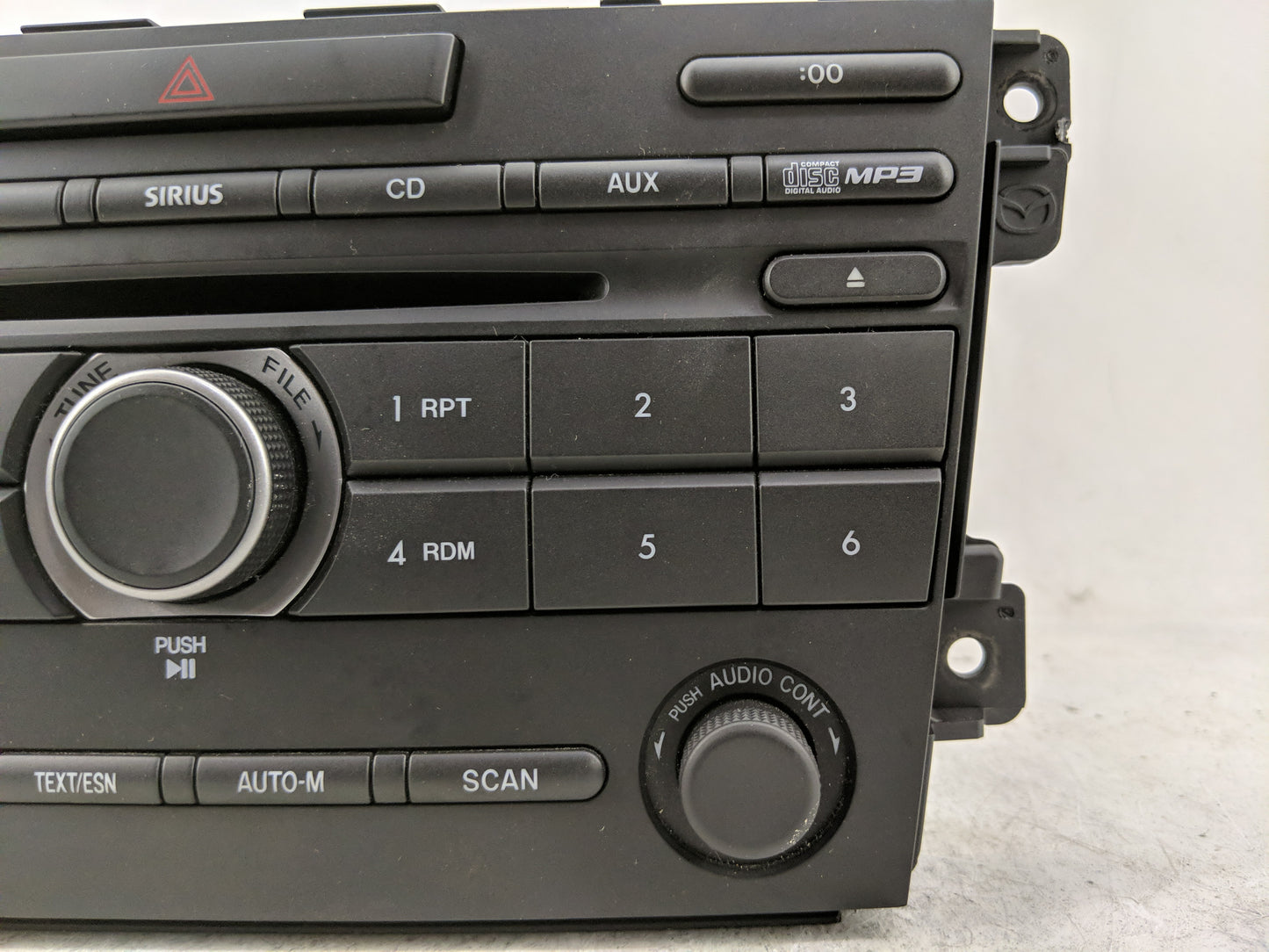 2011 Mazda Cx-7 Radio AM FM Cd Player Receiver Replacement P/N:14795246 Fits OEM Used Auto Parts - Oemusedautoparts1.com