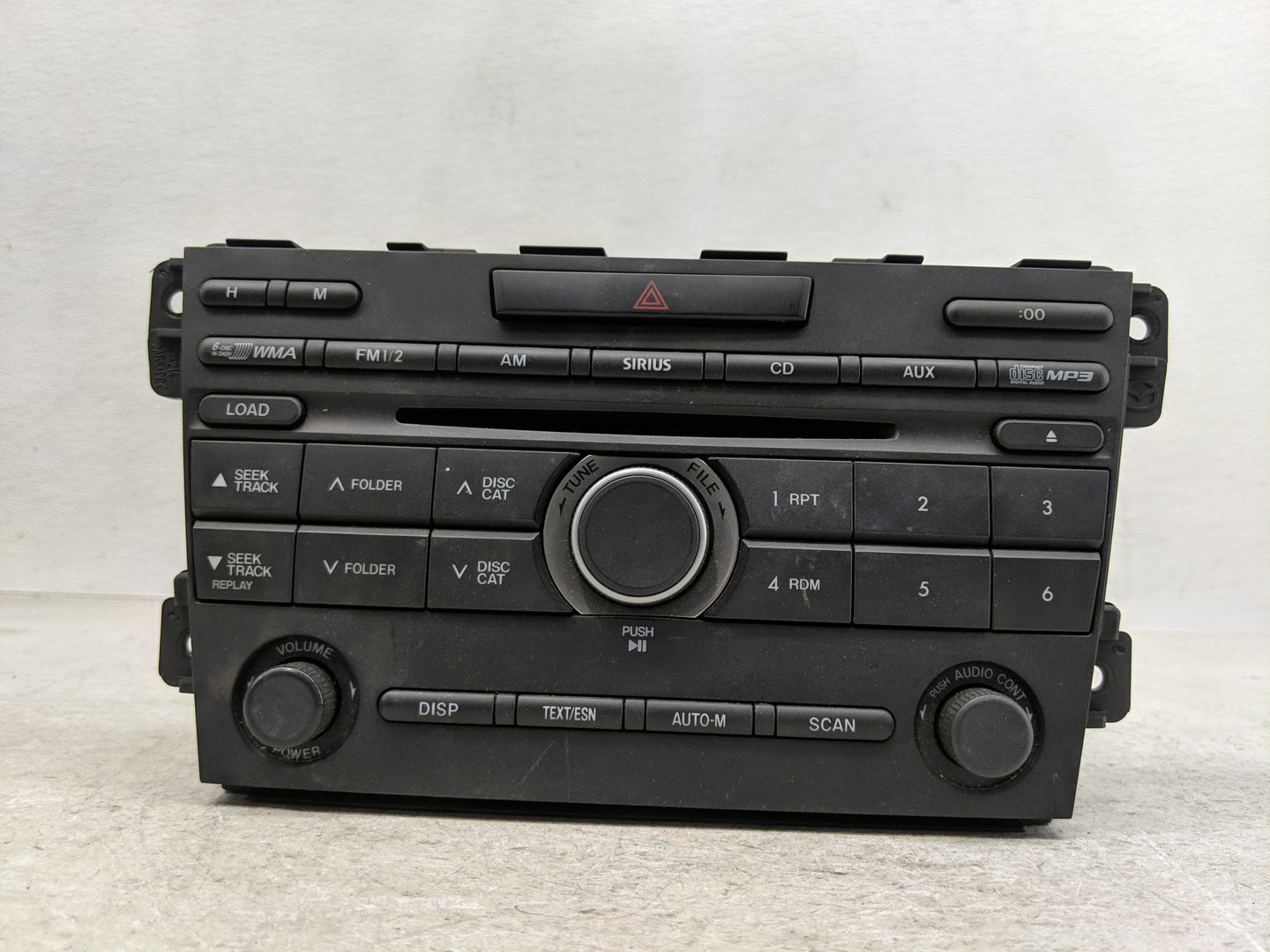 2011-2012 Mazda Cx-7 Radio AM FM Cd Player Receiver Replacement P/N:EH49 66 ARX Fits Fits 2011 2012 OEM Used Auto Parts - Oe