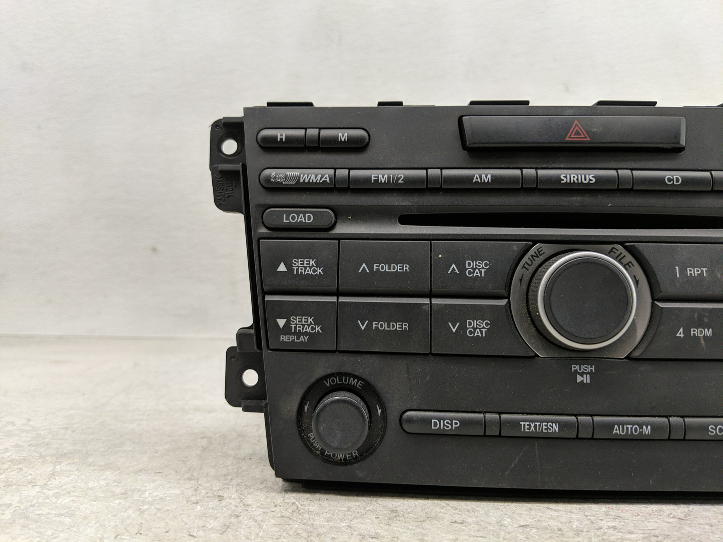 2011-2012 Mazda Cx-7 Radio AM FM Cd Player Receiver Replacement P/N:EH49 66 ARX Fits Fits 2011 2012 OEM Used Auto Parts - Oe