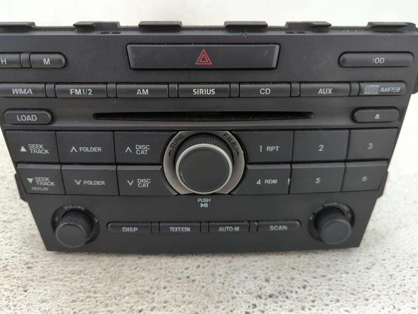 2010-2012 Mazda Cx-7 Radio AM FM Cd Player Receiver Replacement P/N:EH48 66 AR0 Fits Fits 2010 2011 2012 OEM Used Auto Parts