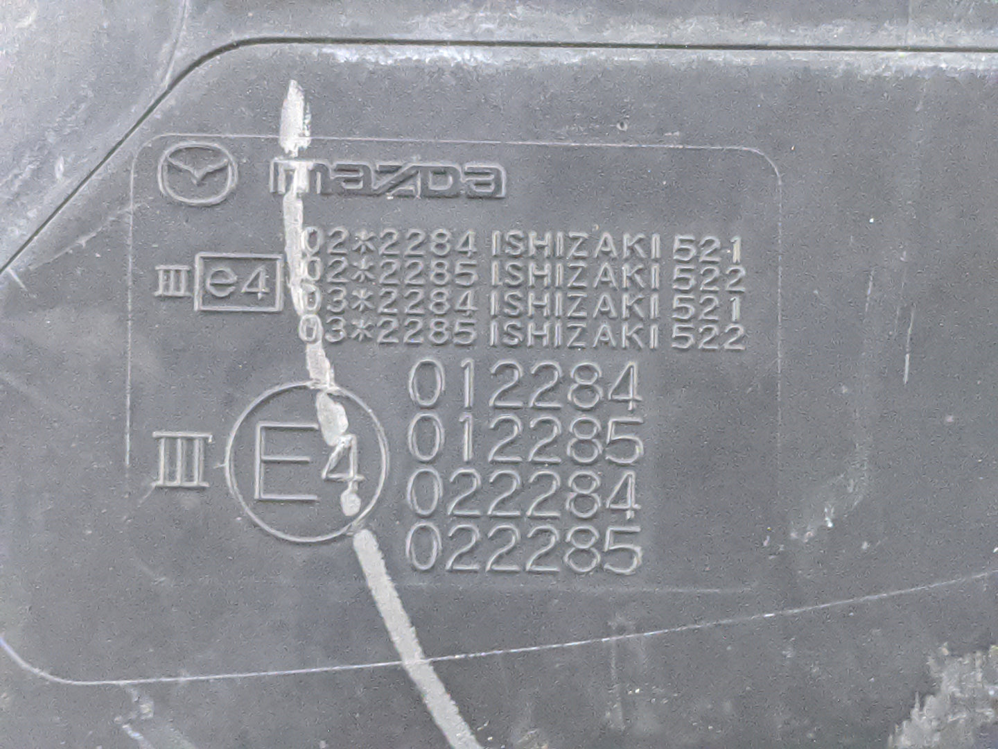 2010-2012 Mazda Cx-7 Passenger Side View Mirror - Right Door Mirror OEM Used - Oemusedautoparts1.com