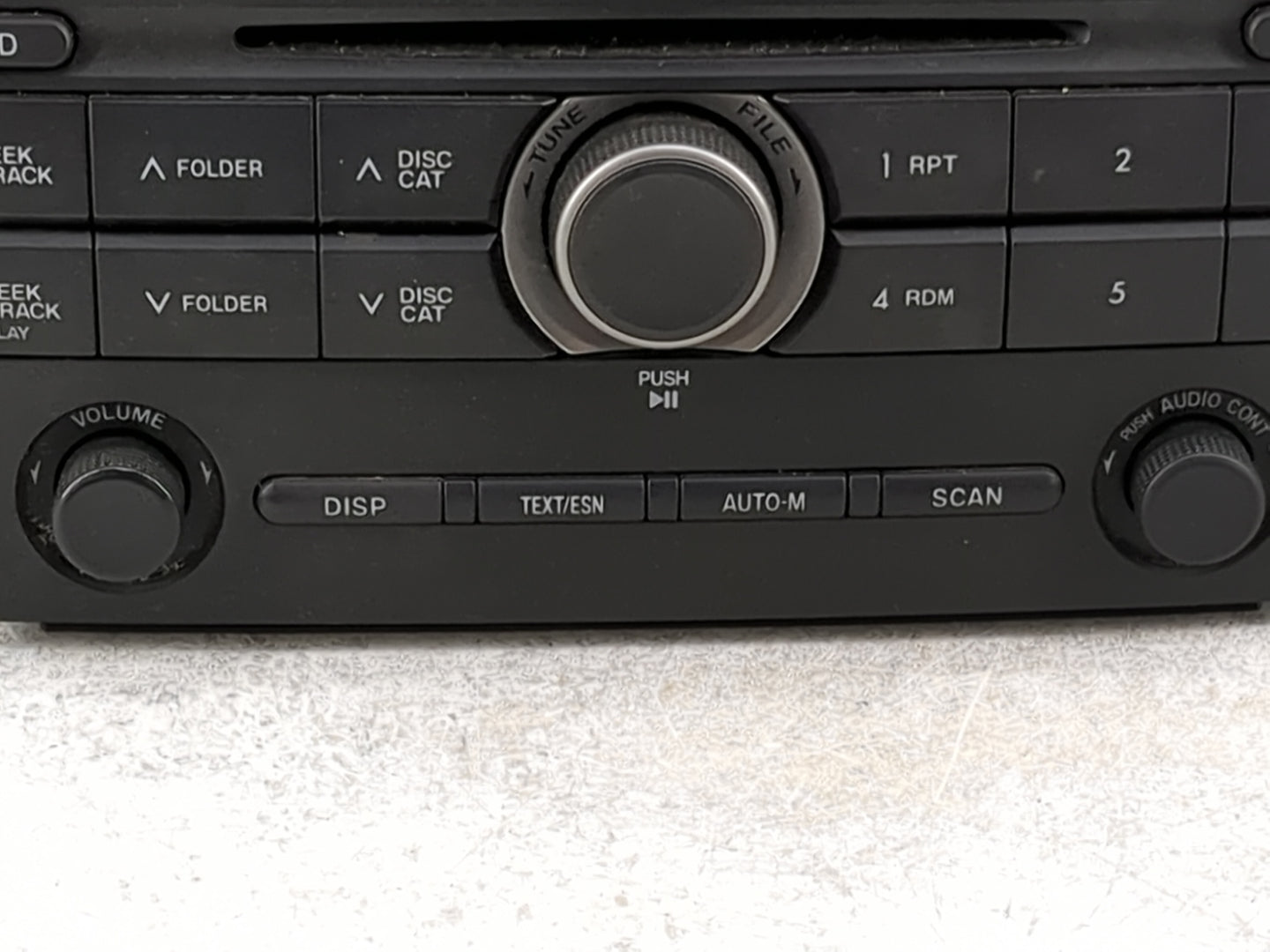 2011-2012 Mazda Cx-7 Radio AM FM Cd Player Receiver Replacement P/N:14795267 EH4966ARX Fits Fits 2011 2012 OEM Used Auto Par