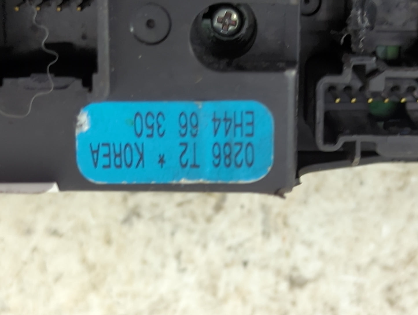 2011-2012 Mazda Cx-7 Master Power Window Switch Replacement Driver Side Left P/N:0286 T2 EH44 66 350 Fits Fits 2011 2012 OEM
