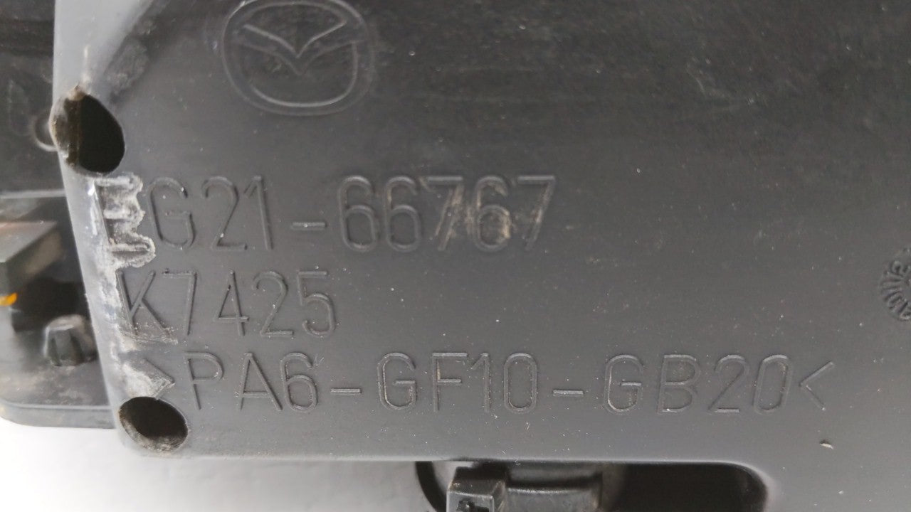 2010-2012 Mazda Cx-7 Fusebox Fuse Box Panel Relay Module P/N:EG21-66767 Fits Fits 2010 2011 2012 OEM Used Auto Parts - Oemus