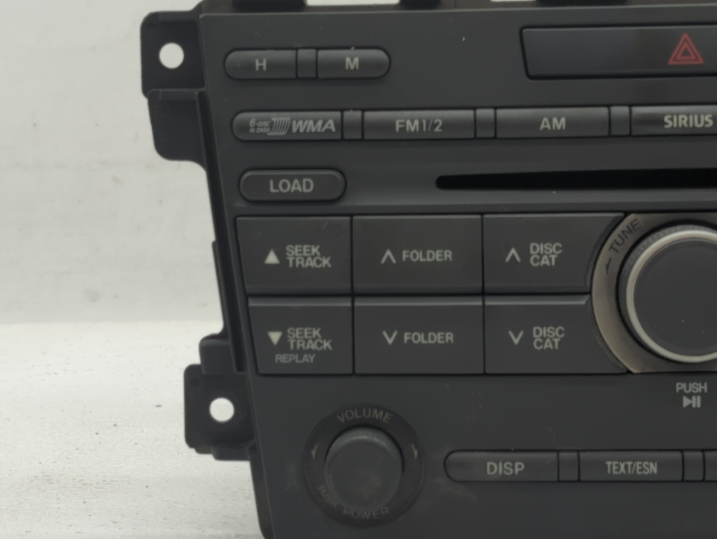 2011-2012 Mazda Cx-7 Radio AM FM Cd Player Receiver Replacement P/N:EH49 66 ARX Fits Fits 2011 2012 OEM Used Auto Parts - Oe
