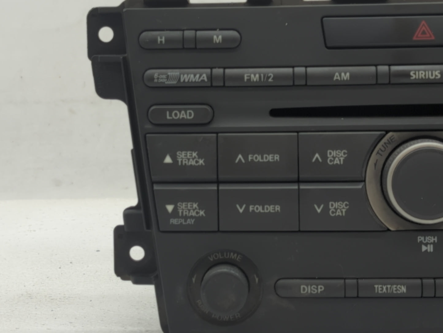 2011-2012 Mazda Cx-7 Radio AM FM Cd Player Receiver Replacement P/N:EH49 66 ARX Fits Fits 2011 2012 OEM Used Auto Parts - Oe