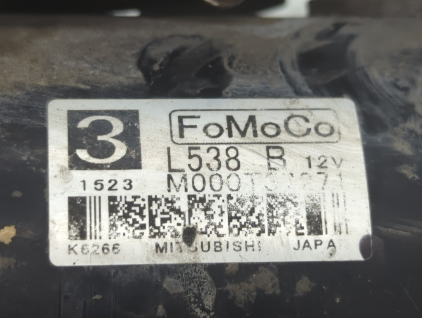 2010-2012 Mazda Cx-7 Car Starter Motor Solenoid OEM Fits Fits 2010 2011 2012 2013 OEM Used Auto Parts - Oemusedautoparts1.co