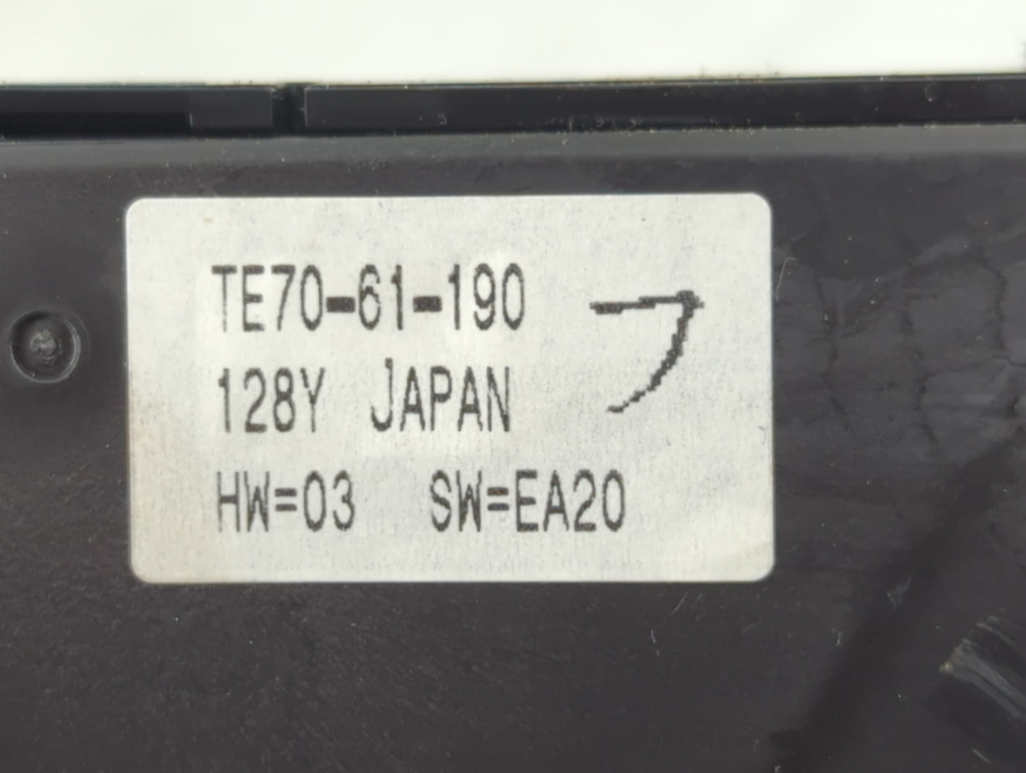 2010-2015 Mazda Cx-9 Climate Control Module Temperature AC/Heater Replacement P/N:TE70-61-190 Fits OEM Used Auto Parts - Oem