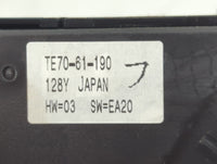 2010-2015 Mazda Cx-9 Climate Control Module Temperature AC/Heater Replacement P/N:TE70-61-190 Fits OEM Used Auto Parts - Oem