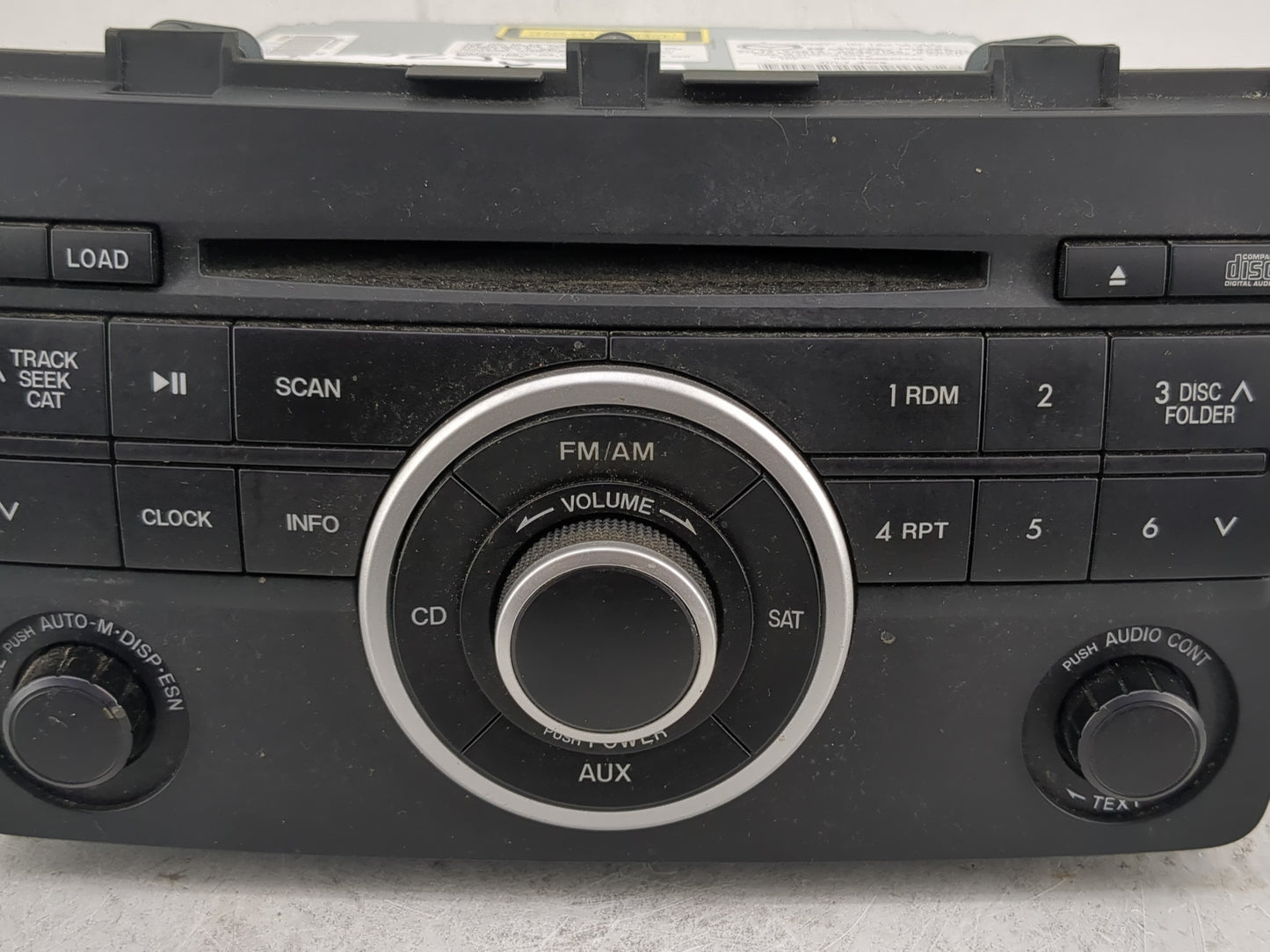 2011 Mazda Cx-9 Radio AM FM Cd Player Receiver Replacement P/N:14795565 TE91 66 AR0B Fits OEM Used Auto Parts - Oemusedautop