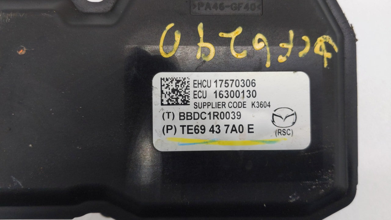 2010-2012 Mazda Cx-9 ABS Pump Control Module Replacement P/N:TE69 43 7A0 E TE69 43 7A0 B Fits Fits 2010 2011 2012 OEM Used A