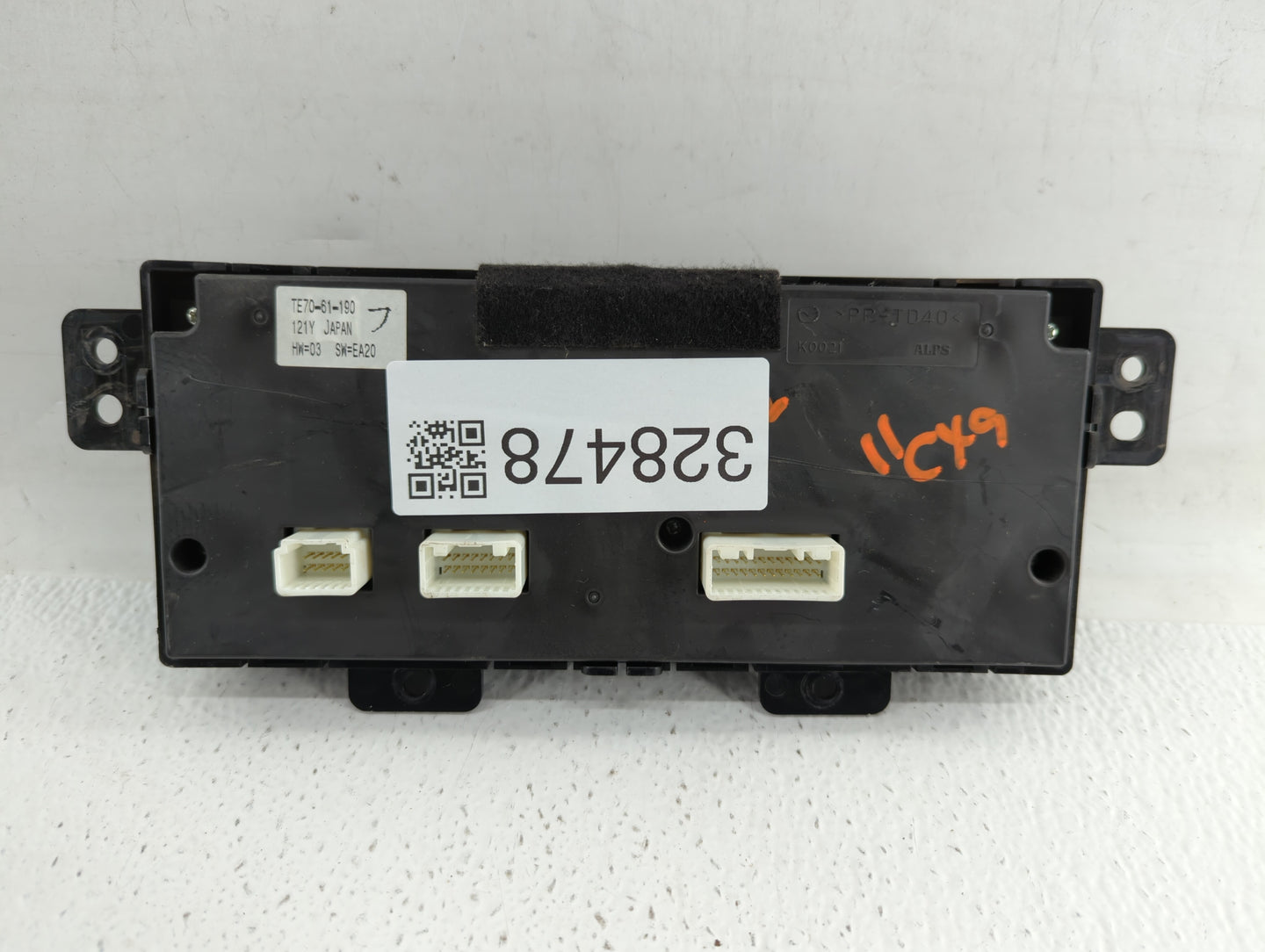 2010-2015 Mazda Cx-9 Climate Control Module Temperature AC/Heater Replacement P/N:TE70-61-190 Fits OEM Used Auto Parts - Oem
