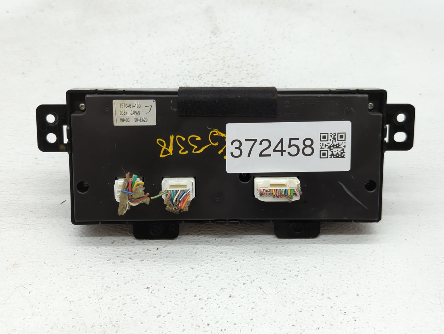 2010-2015 Mazda Cx-9 Climate Control Module Temperature AC/Heater Replacement P/N:TE70-61-190 Fits OEM Used Auto Parts - Oem
