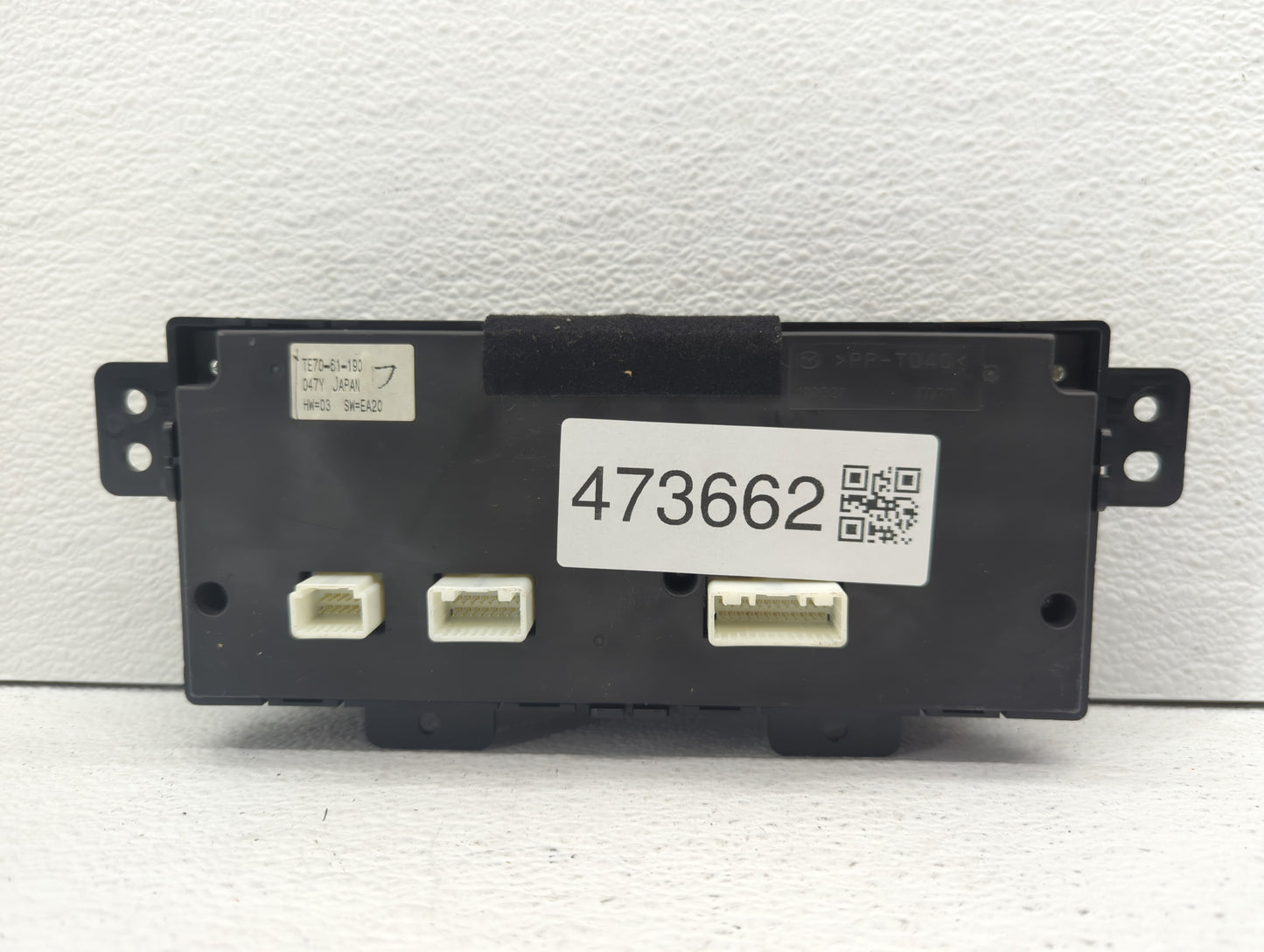 2010-2015 Mazda Cx-9 Climate Control Module Temperature AC/Heater Replacement P/N:TE70-61-190 Fits OEM Used Auto Parts - Oem
